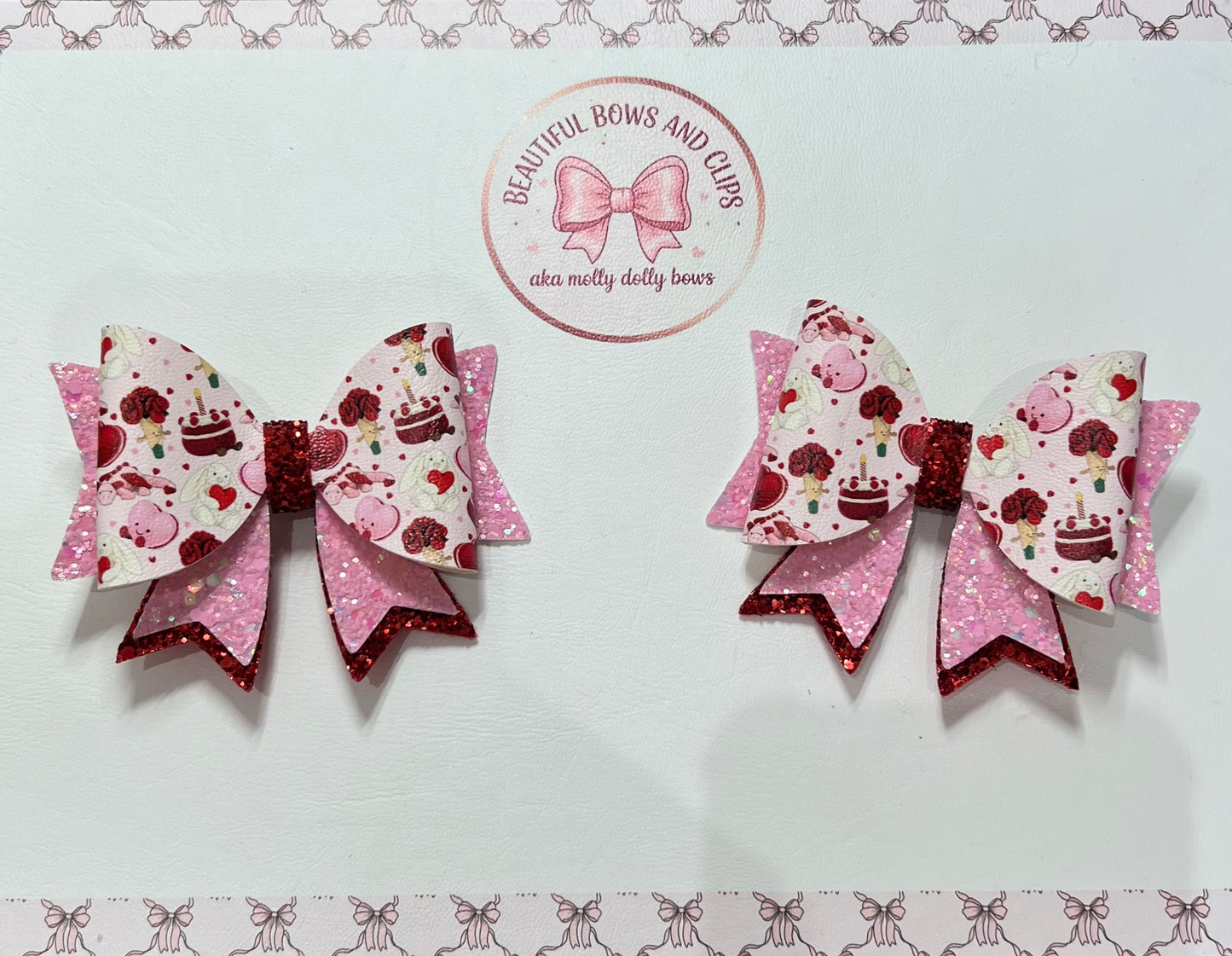 Love jellycat hair bow set