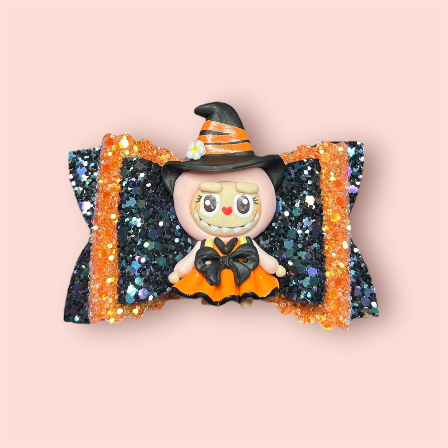 Witch labubu hair bow