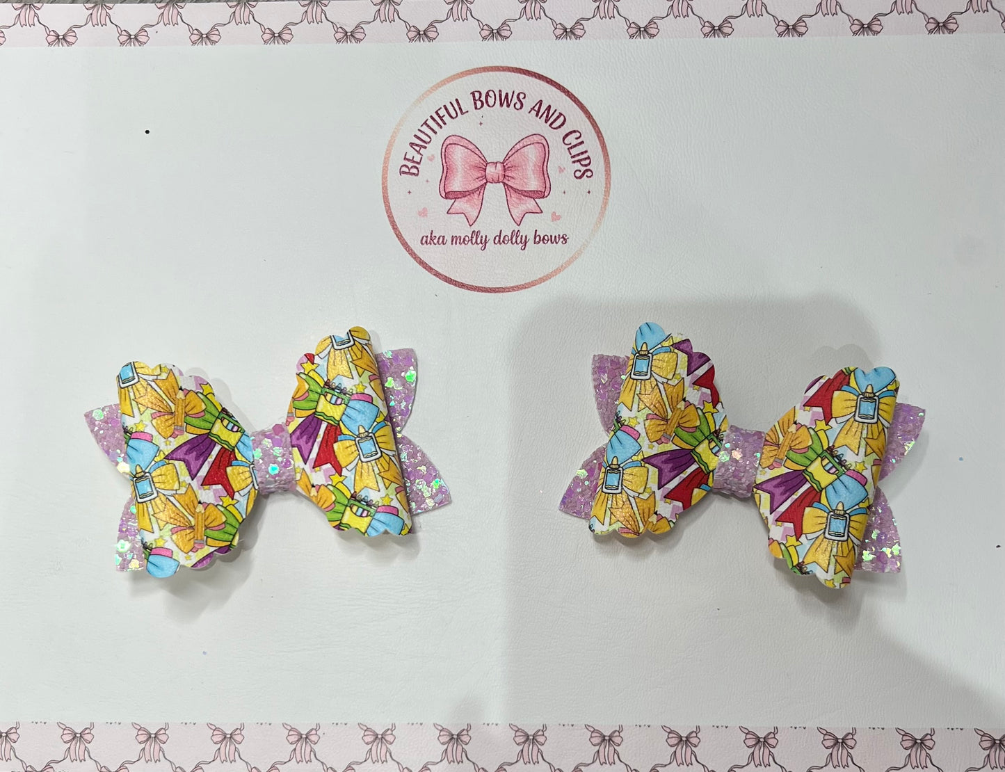 School bows hair bow set