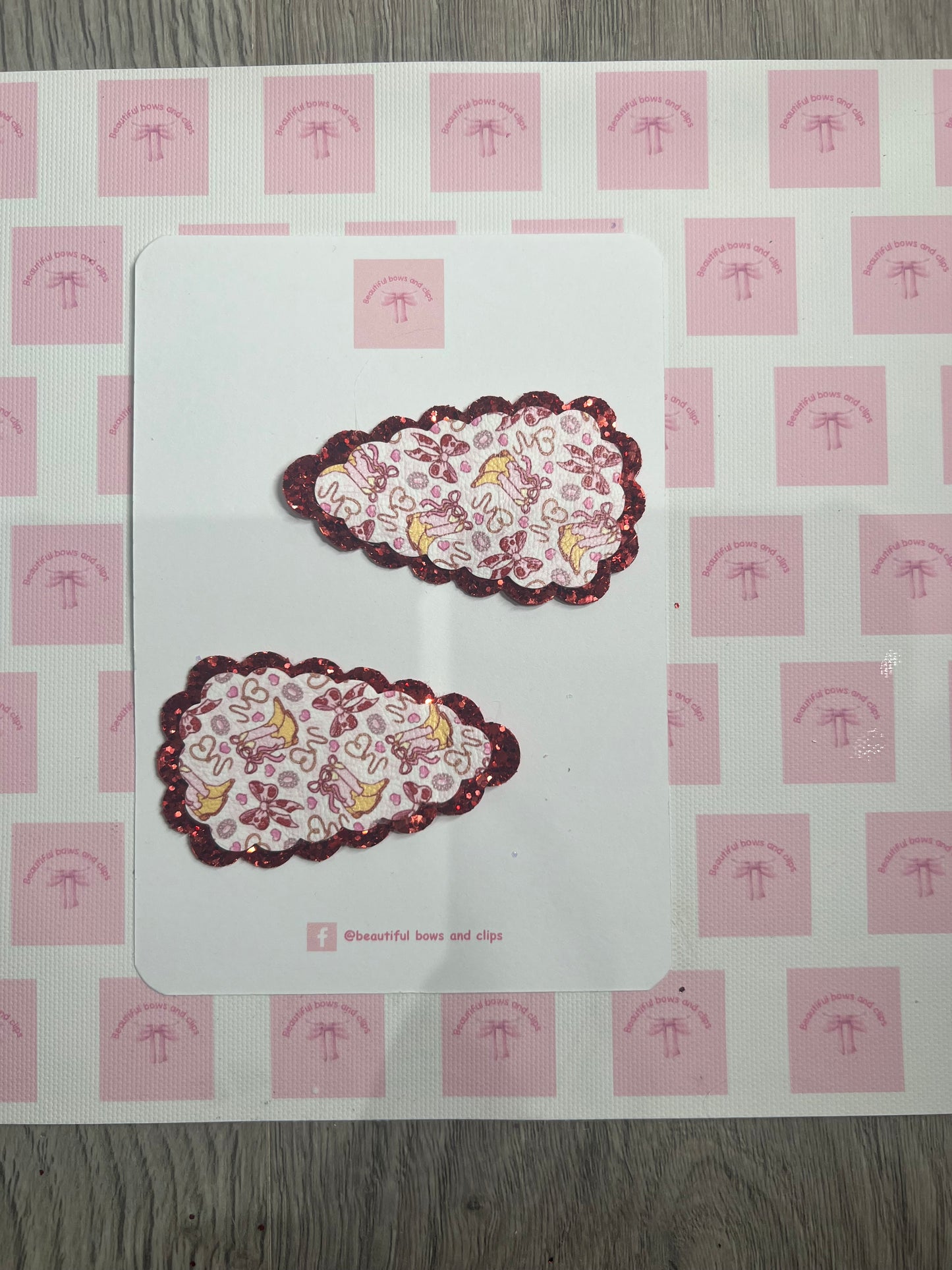 Cow girl valentines set