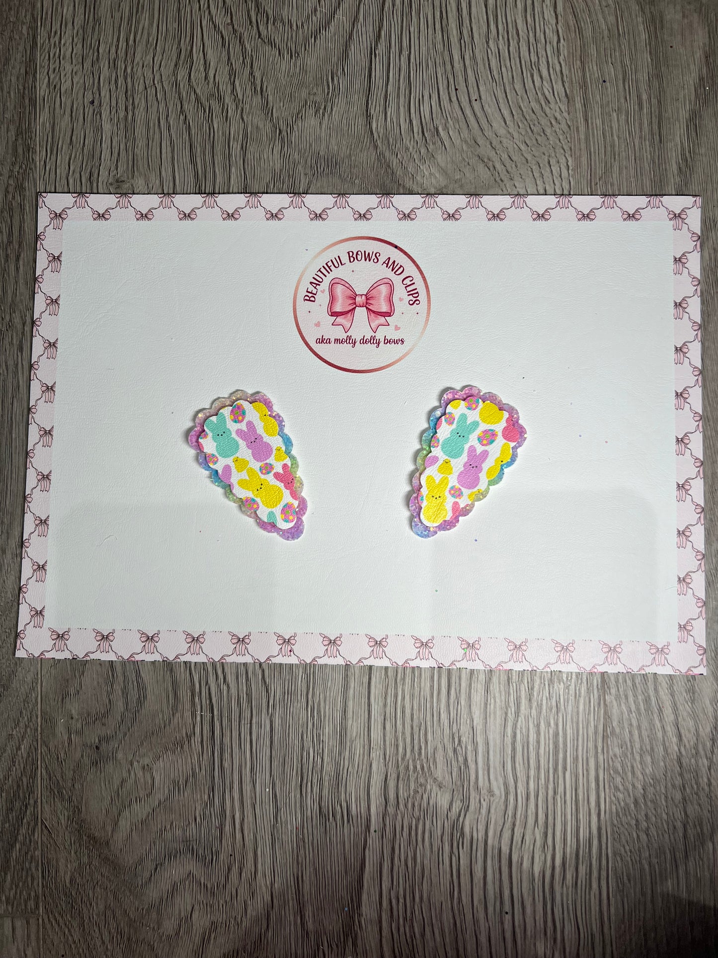 Peeps hair clip set