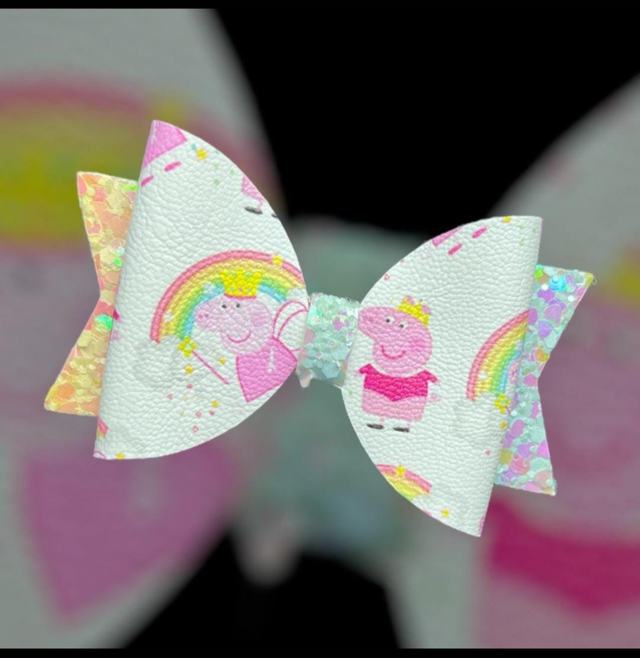 Pig hair bow