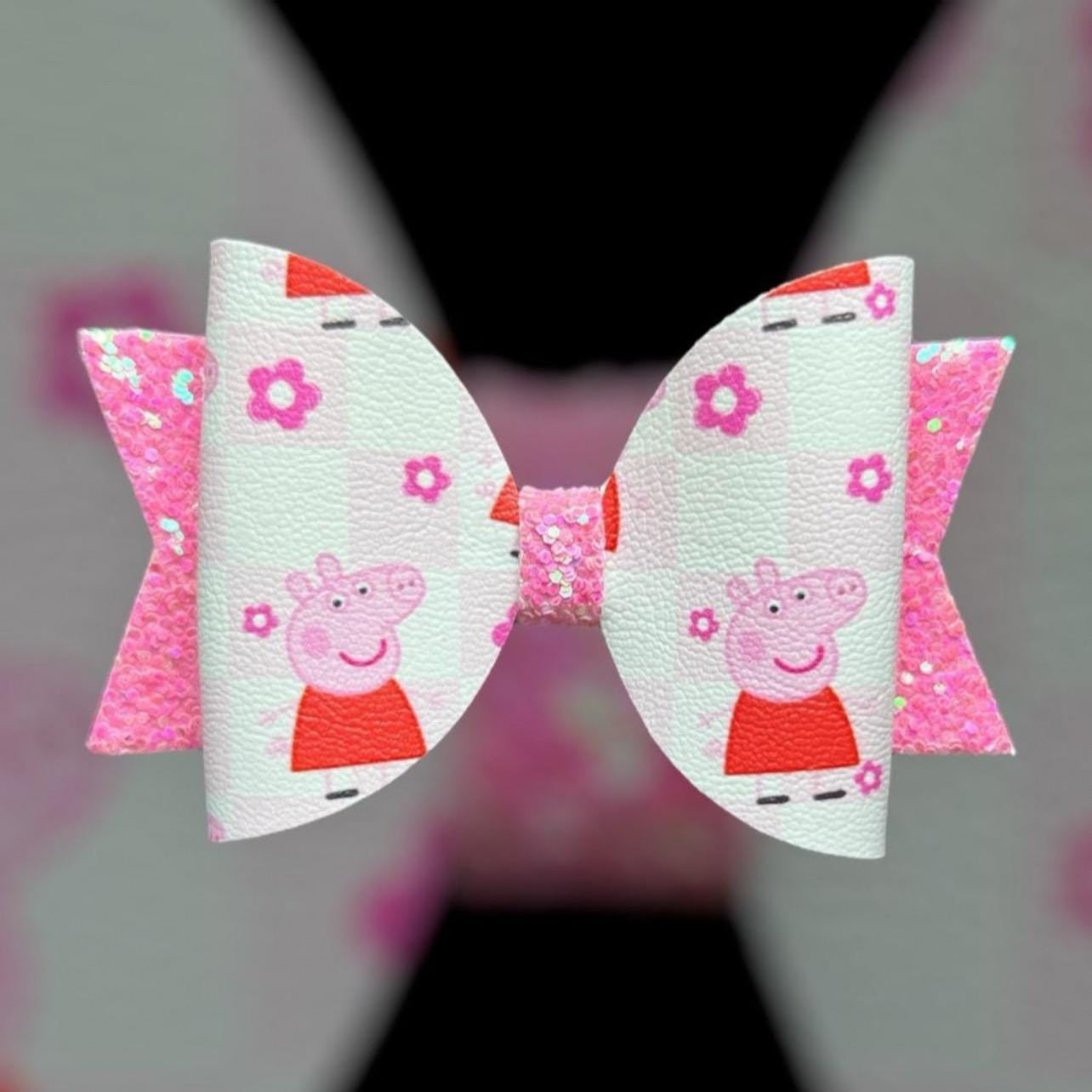Pig hair bow