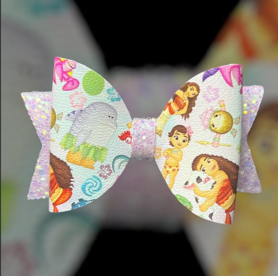 Island princess hair bow