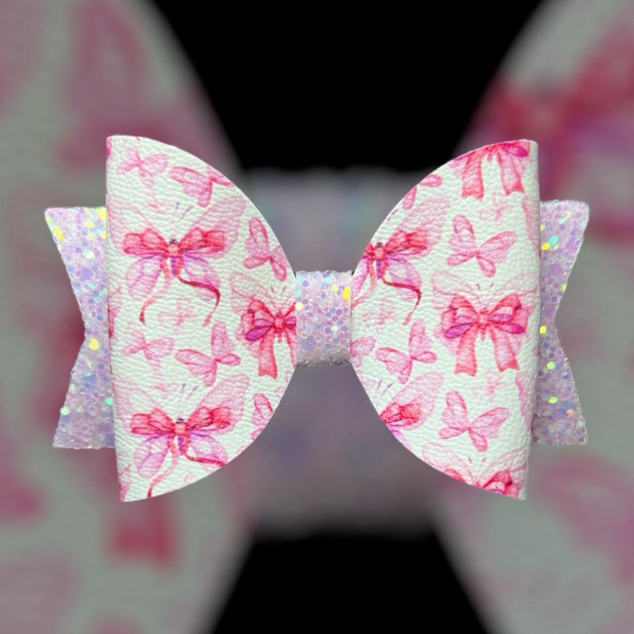 Butterfly bows hair bow