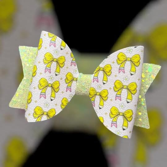 Pencils hair bow