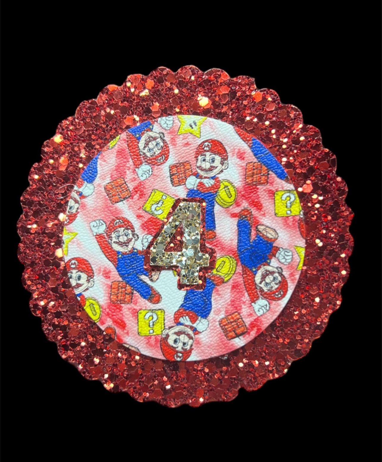 Super brothers birthday badge