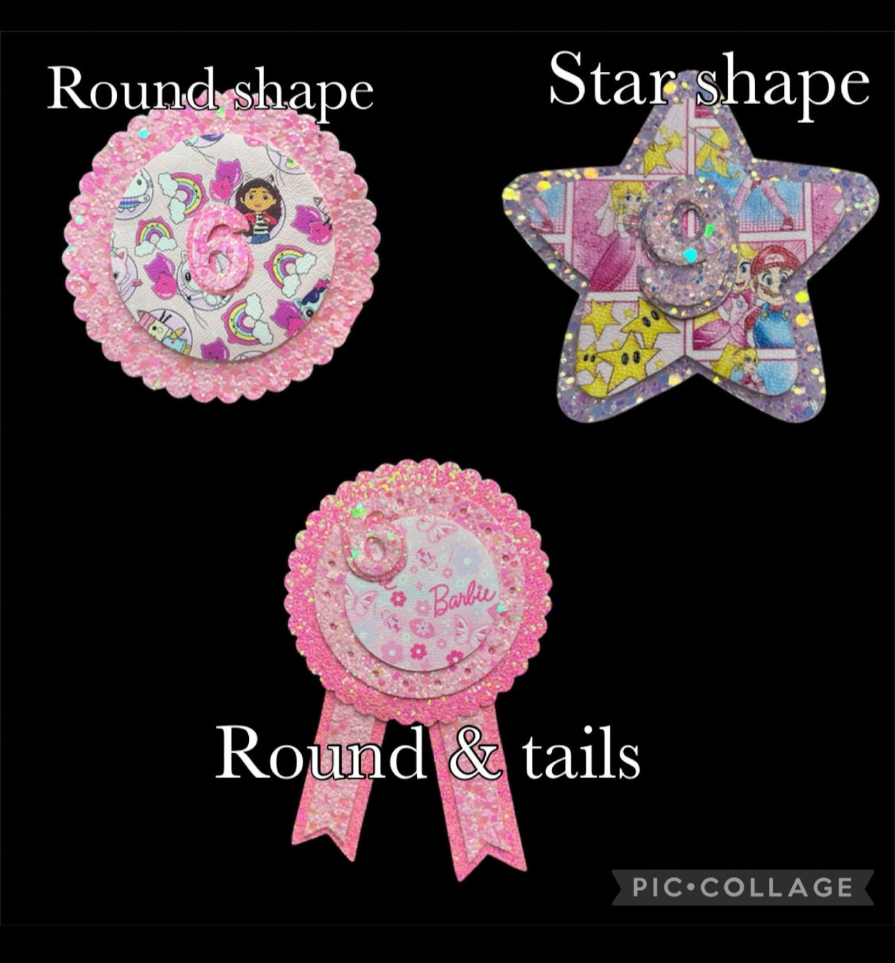 Super hero birthday badge