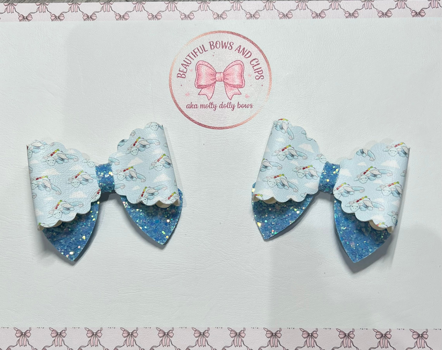 Jellycat dragon hair bow set