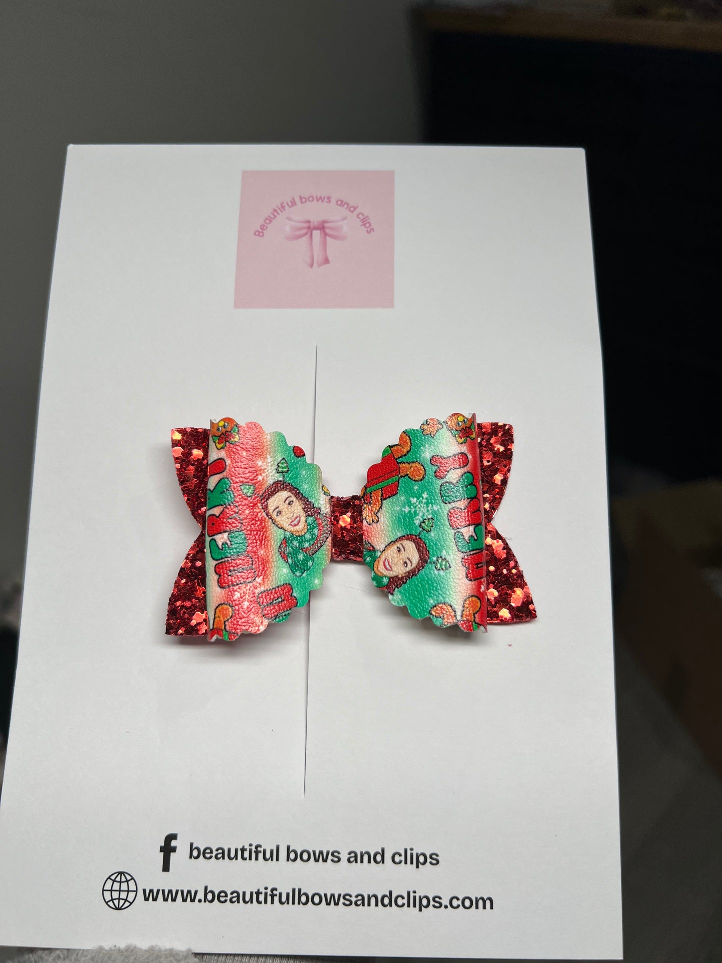 Ms rach Xmas hair bow