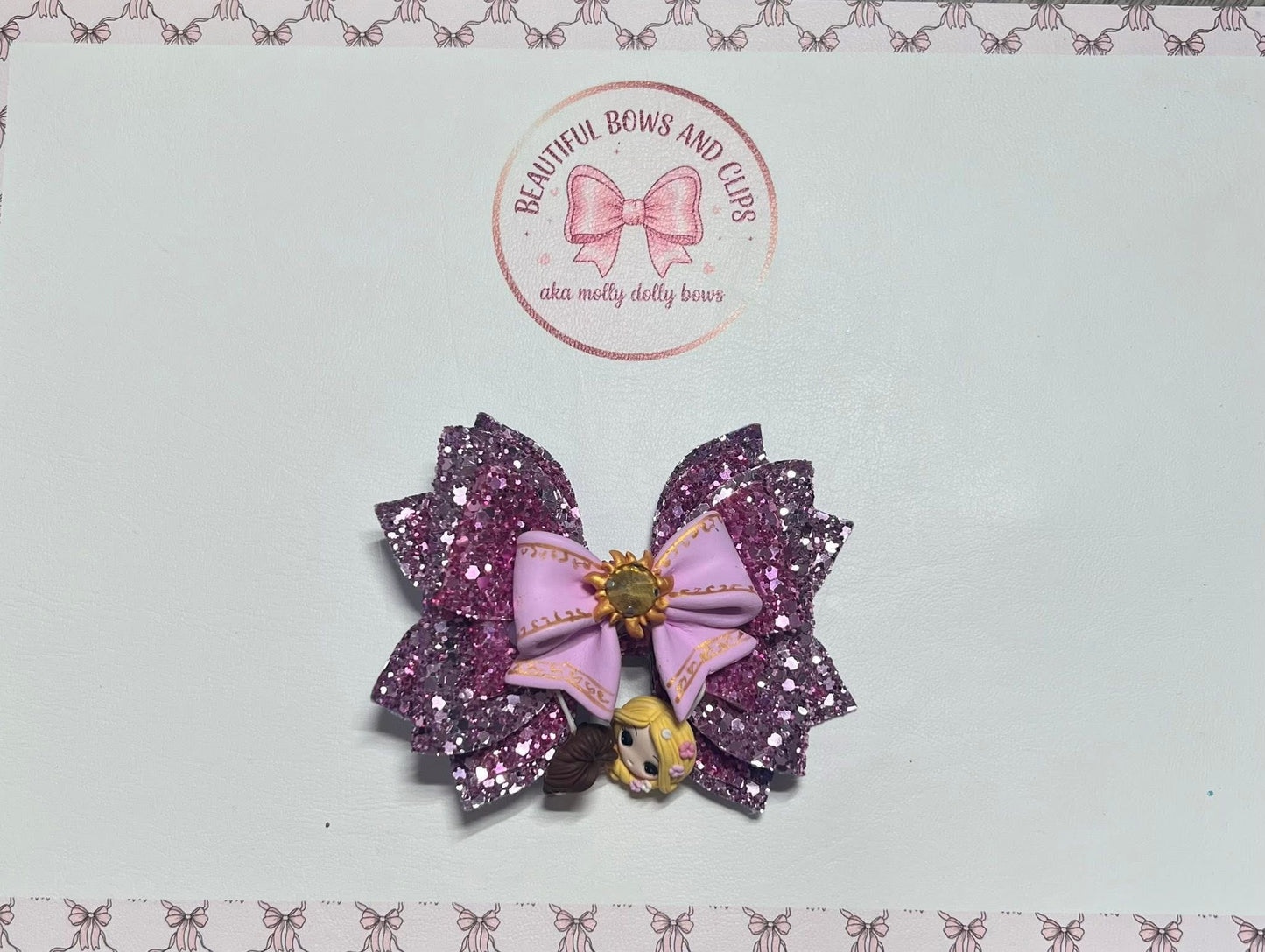 Rapunzel hair bow
