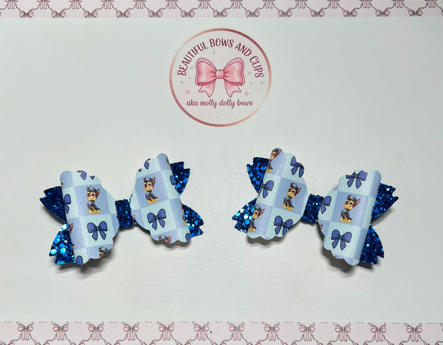 Chase hair bow set