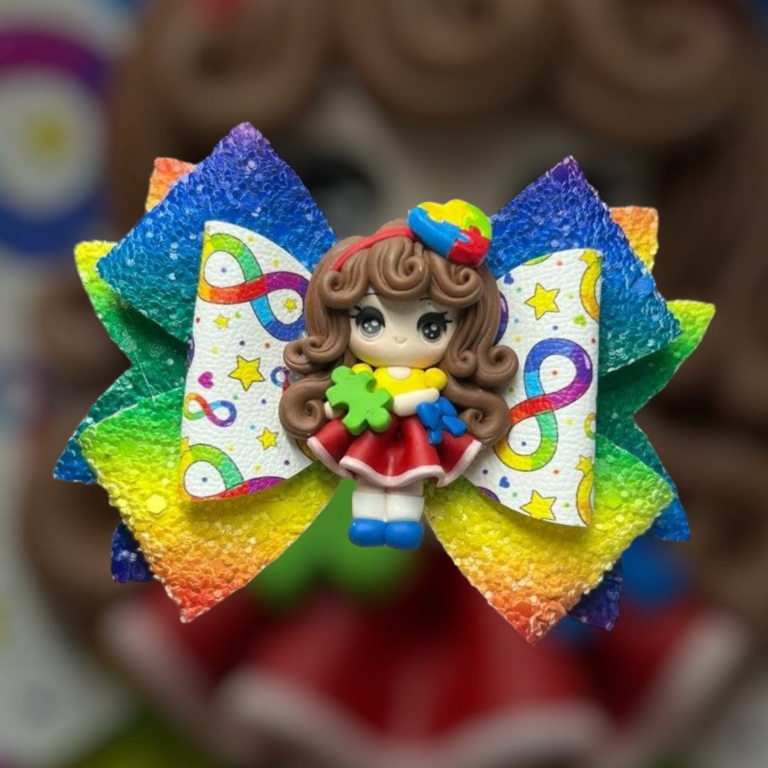 Neurodivergent hair bow