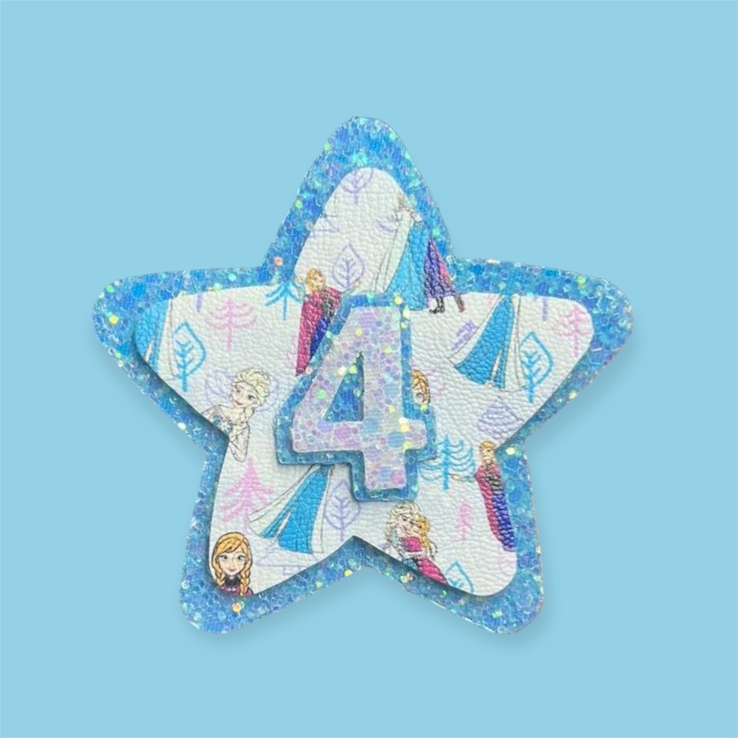 Frozen birthday badge
