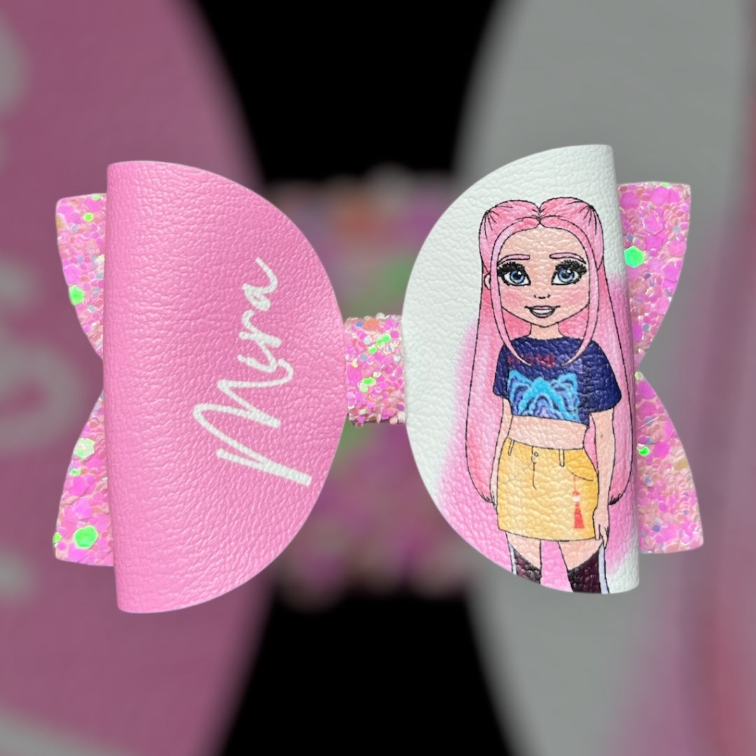 Kpop demons hair bow