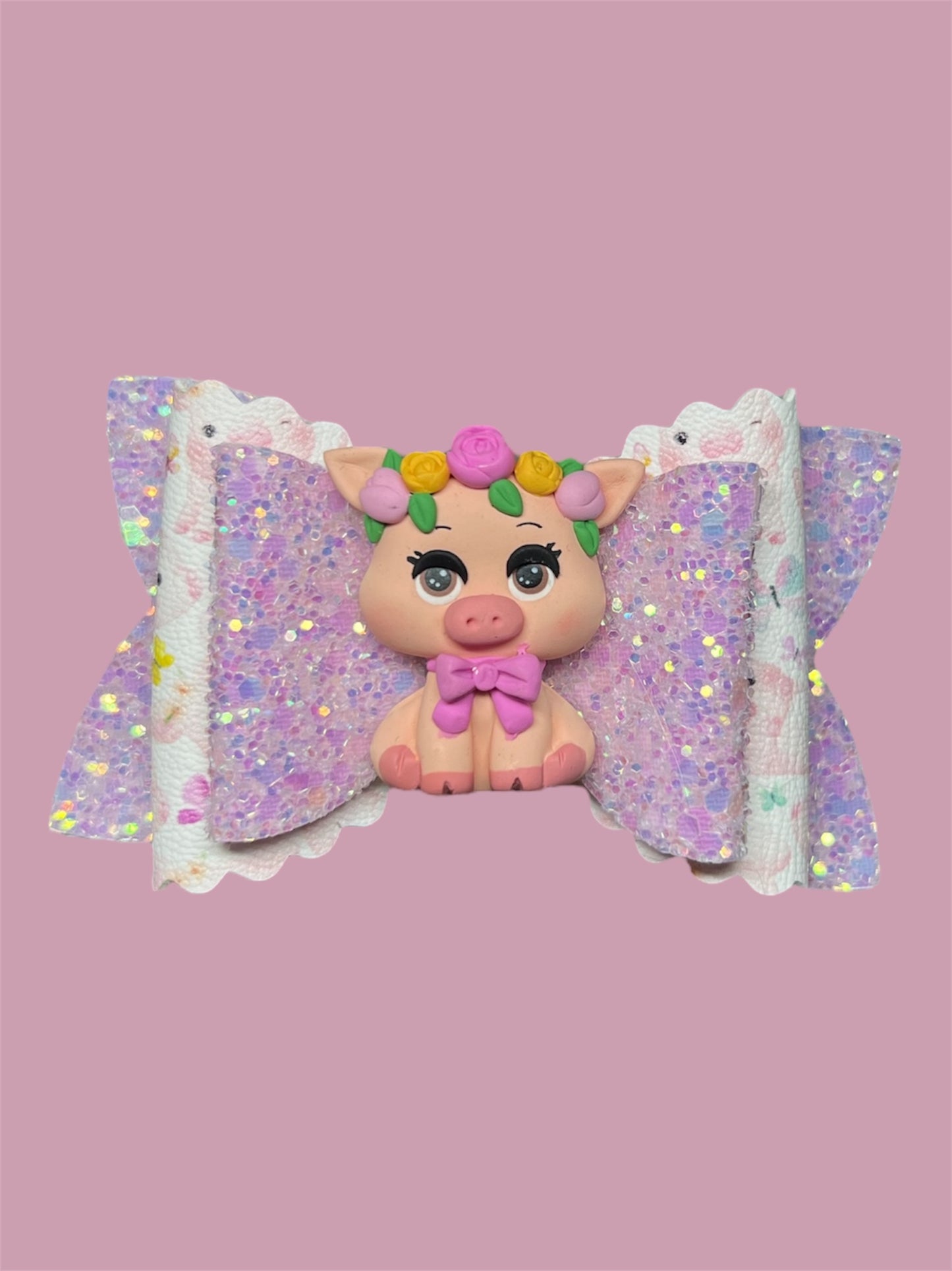 Pig hair bow