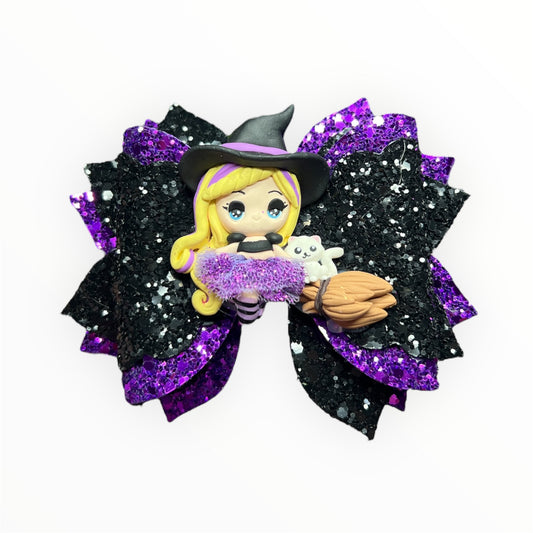 Blonde witch girl