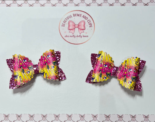 Kpop demon hunters summer hair bow set