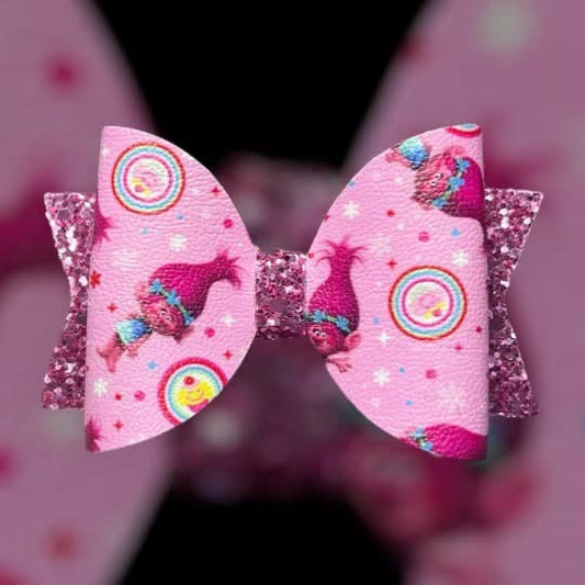 Troll hair bow