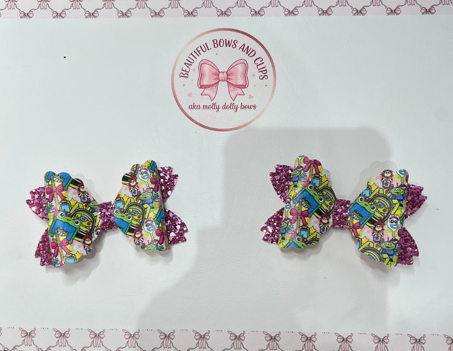 Toy Story school hair bow set