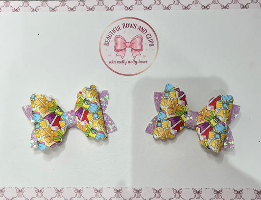 School bows hair bow set