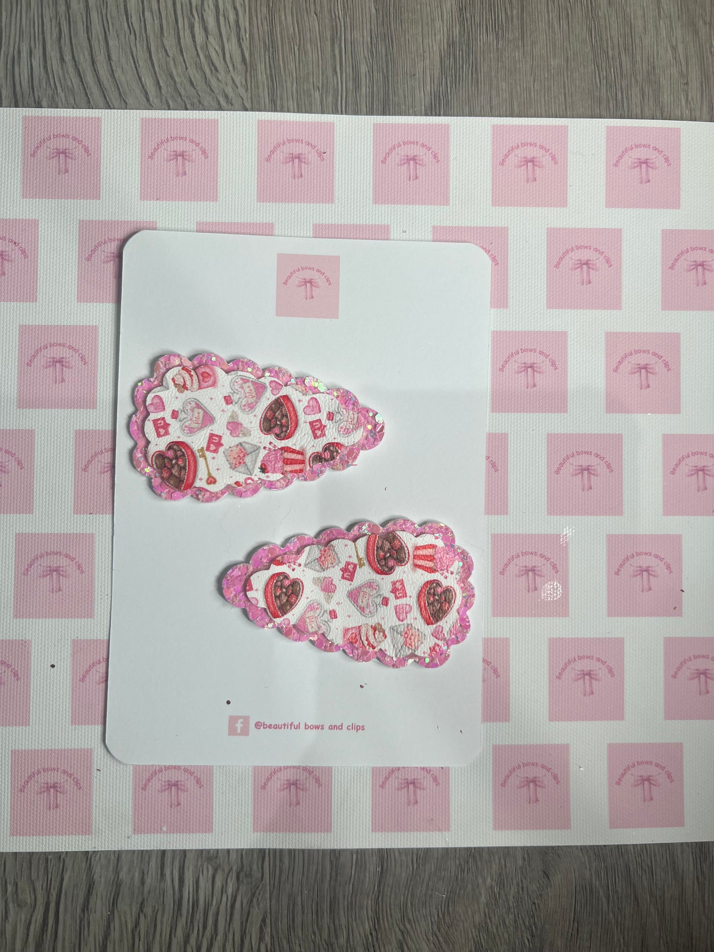 Valentines treats clip set