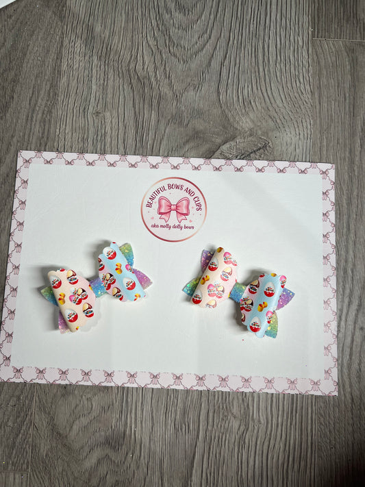 Kinder hair bow set