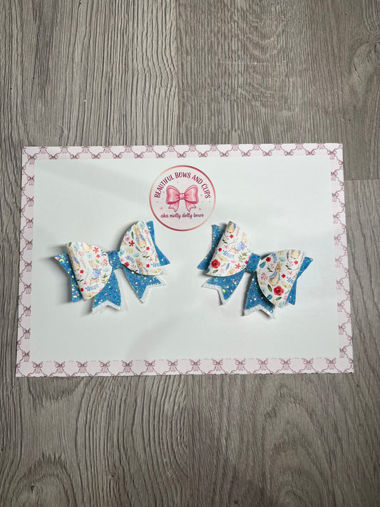 Peter rabbit hair bow set