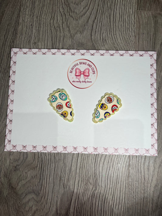 Hero dogs Easter hair clip set