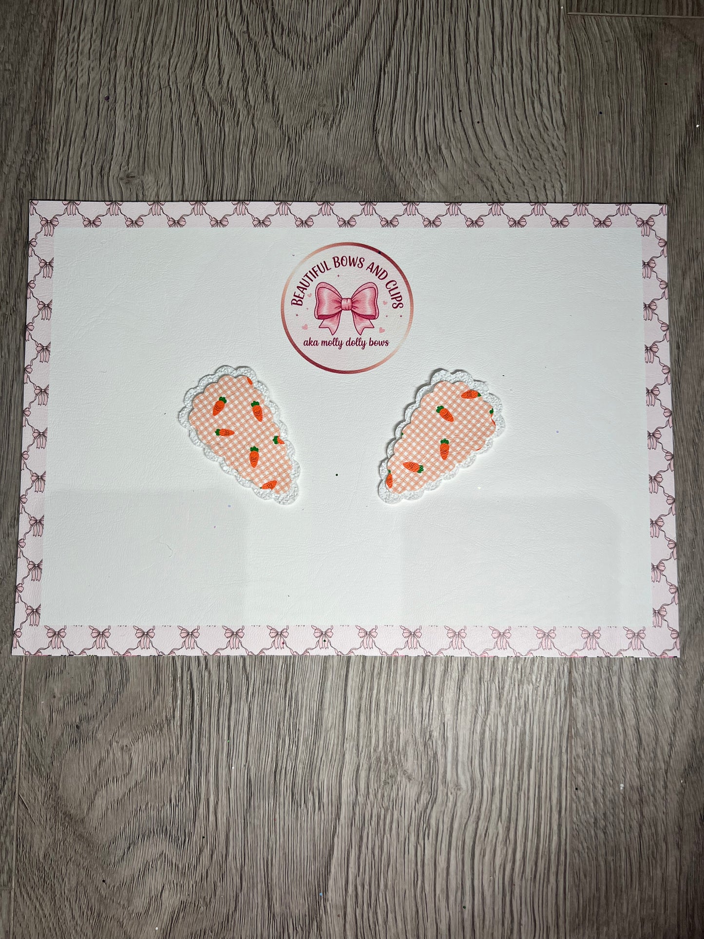 Carrots hair clip set