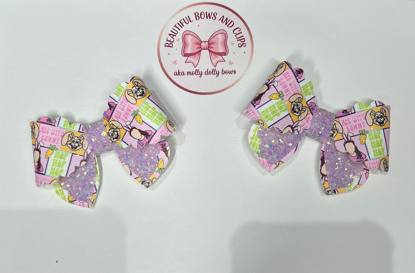 Ms rach Easter hair bow set