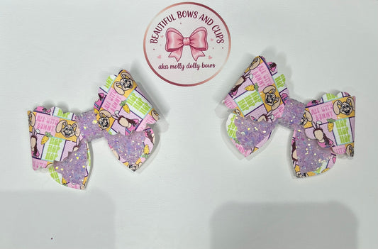 Ms rach Easter hair bow set