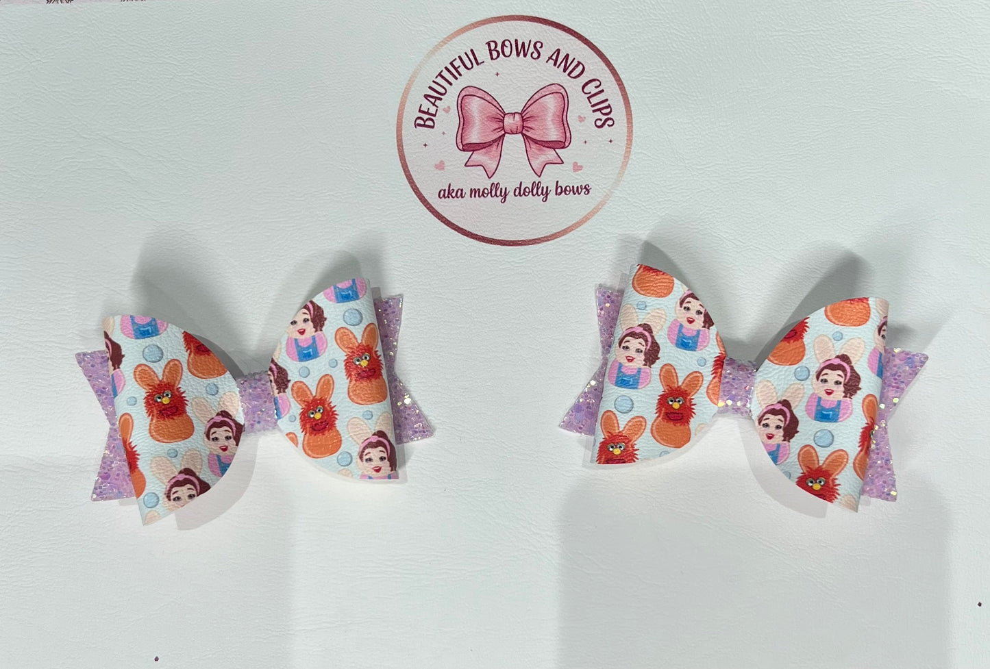 Ms rach Easter hair bow set