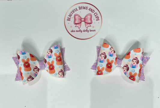 Ms rach Easter hair bow set