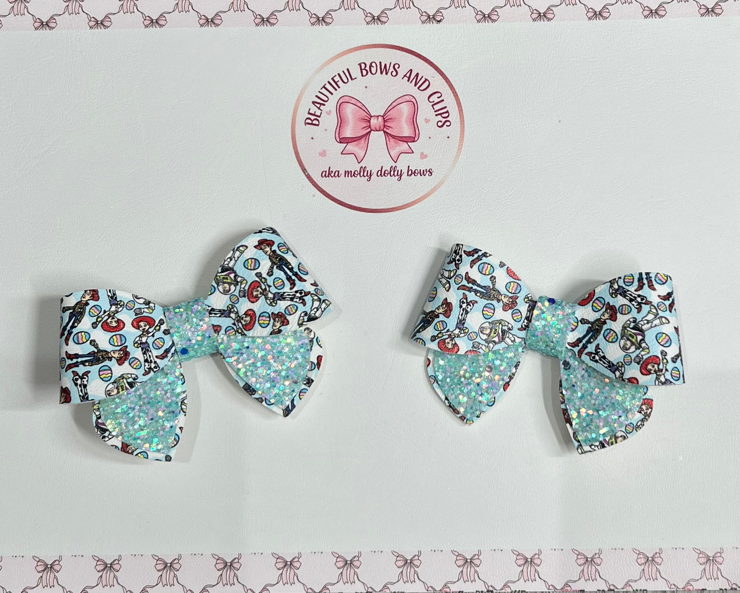 Toy Story Easter hair bow set
