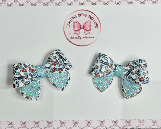 Toy Story Easter hair bow set