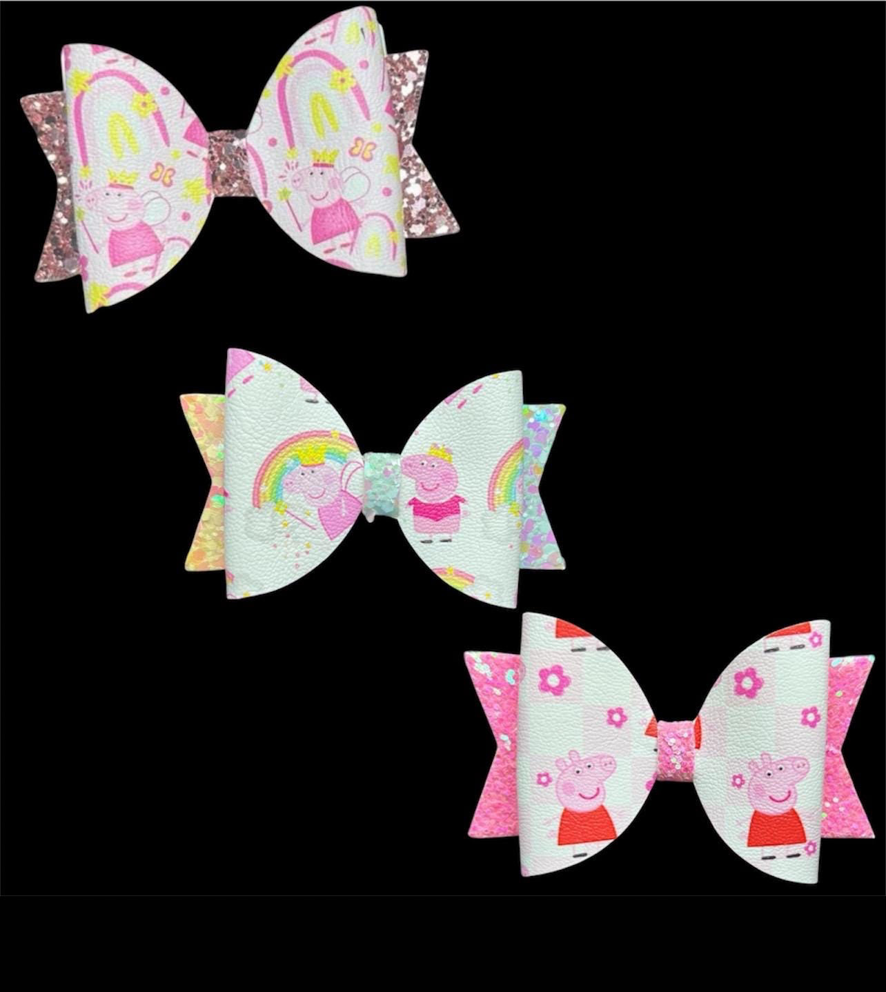 Pig hair bow