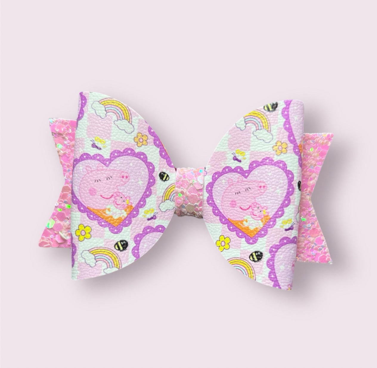 Baby pig hair bow