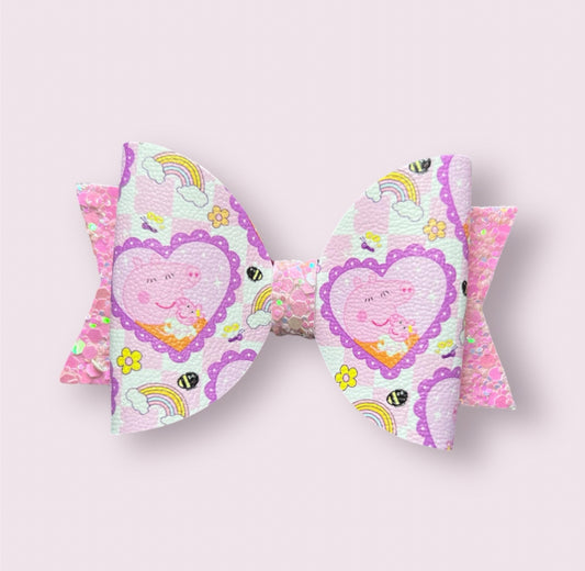 Baby pig hair bow