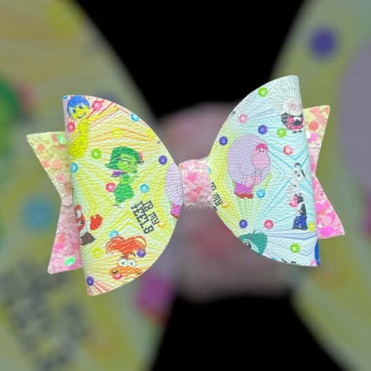 Emotions hair bow