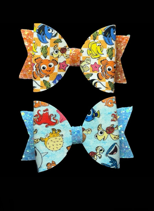 Fish hair bow