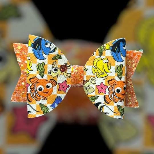 Fish hair bow