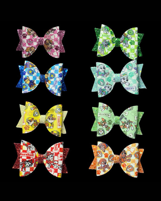 Rescue dogs bows