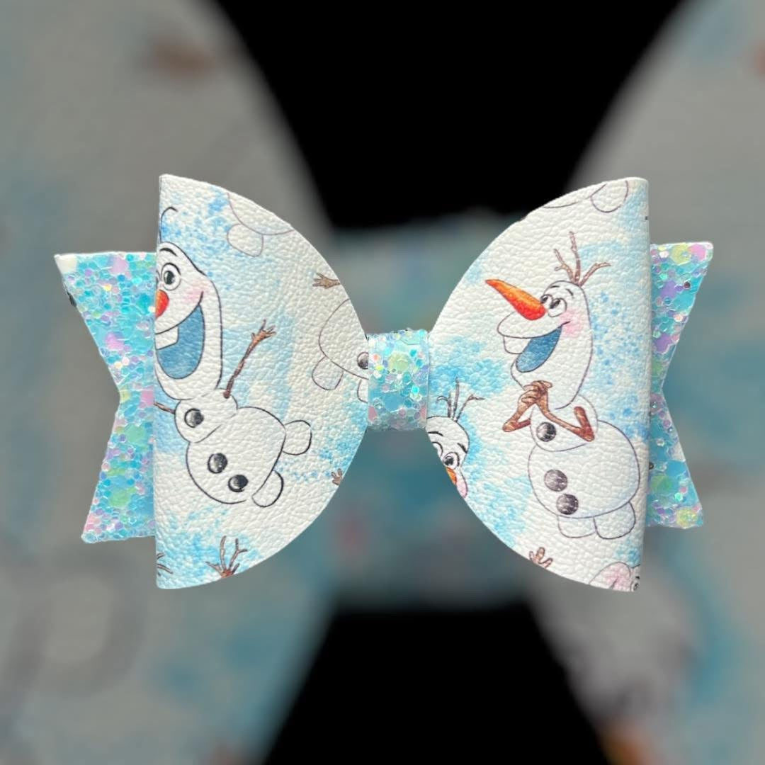 Princess animal friends hair bow
