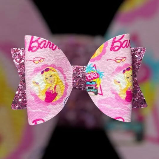 Blonde doll hair bow