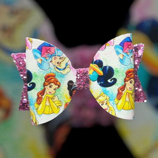 Princess hair bow