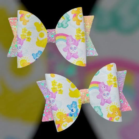 Care bear hair bow
