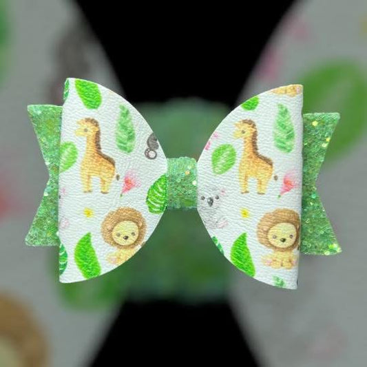 Safari hair bow