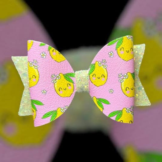 Lemons hair bow