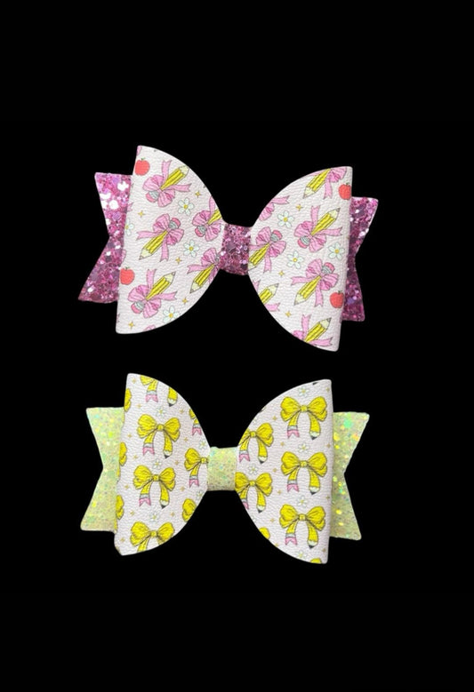 Pencils hair bow